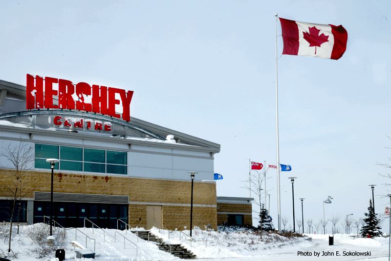 The Hershey Centre Ice Skating Rinks in Mississauga ON